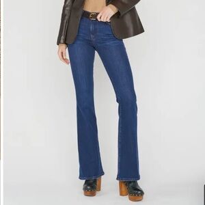 Practically new! EUC frame le high waist flare jeans.
